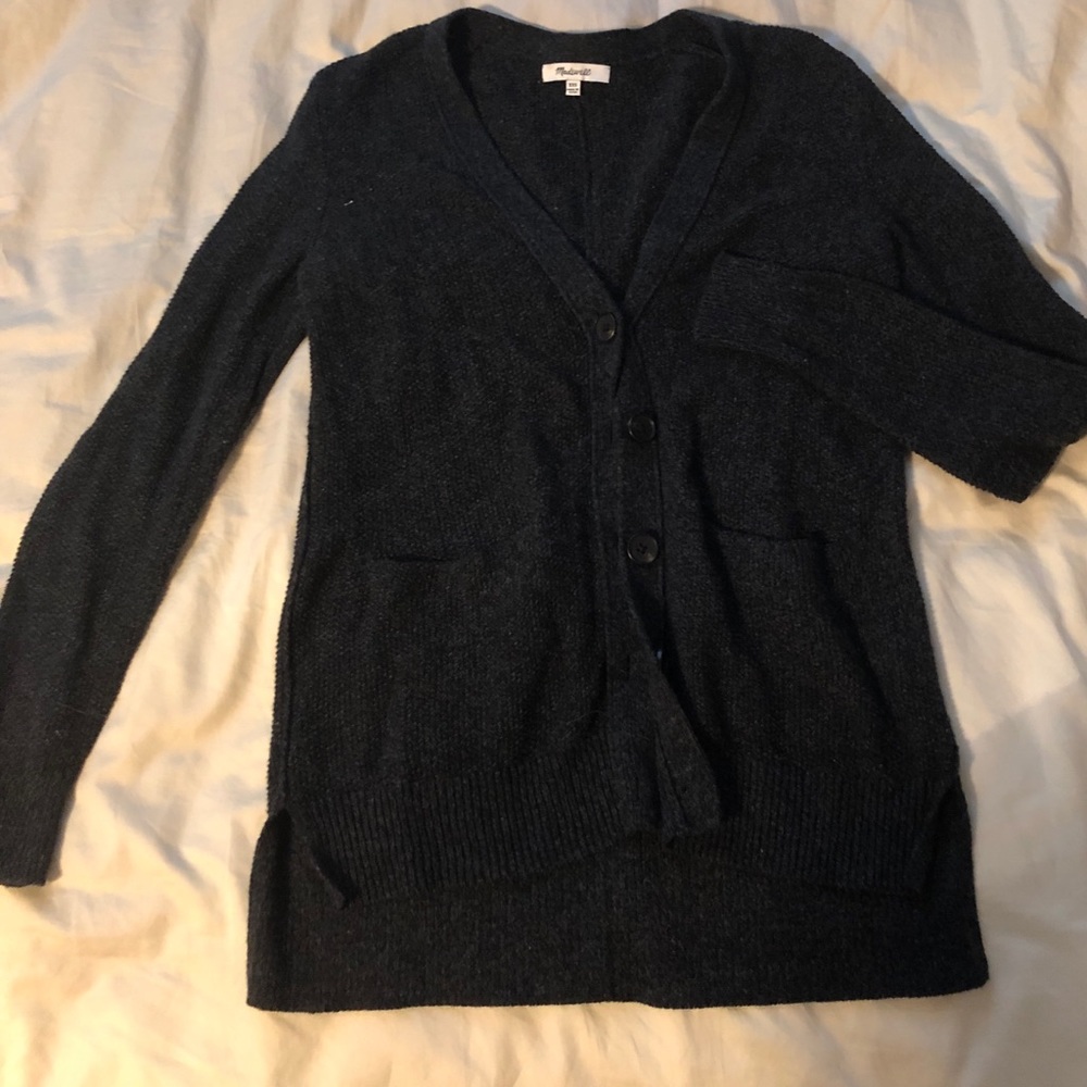 Madewell Dark Gray Cardigan